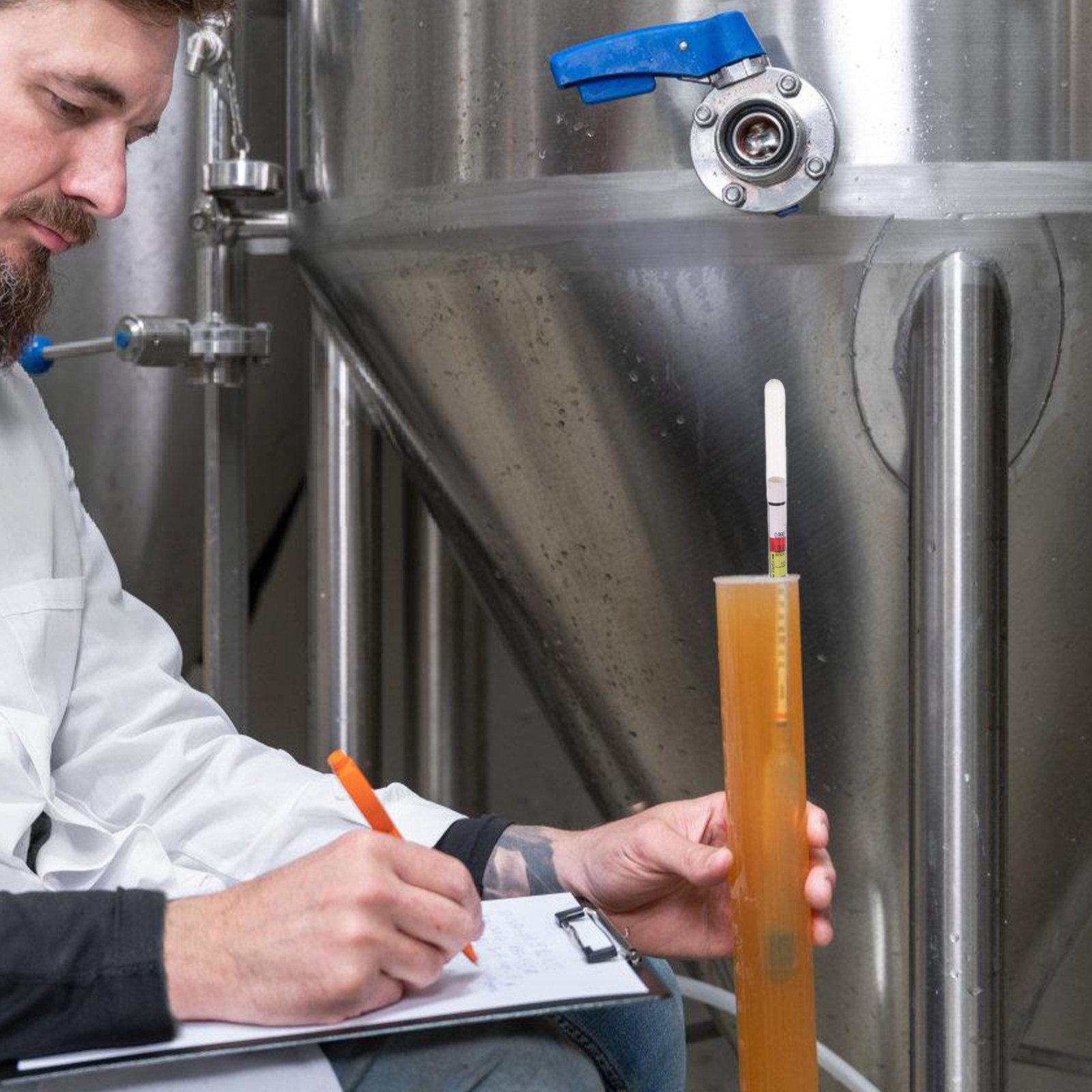 Wine Beer Making Supplies - Weinherstellungsausrüstung Dreifach-Skala Weinhydrometer Bier-Tester Brauwerkzeuge Haushaltsbraubedarf