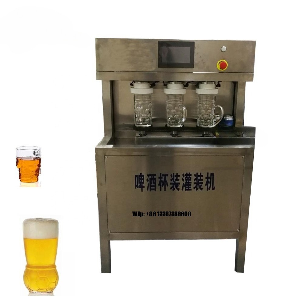 Wine Vodka Beer - Manuelle Bierfüllmaschine für Tassen, Alkohol, Wein,
