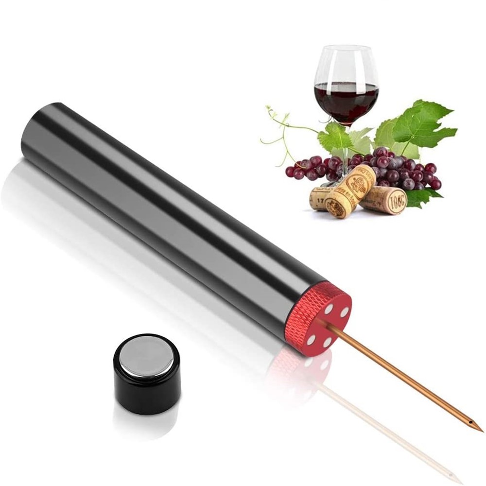 Wine Beer Opener - ANYOHOE Tragbare Edelstahl Luftpumpe Weinöffner Luftdruck