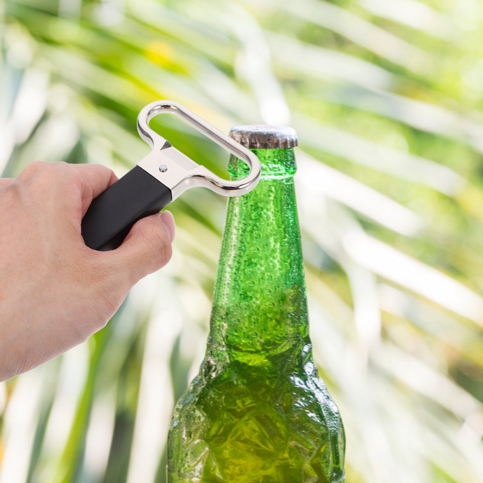 Wine Beer Opener - Zinklegierung Mehrzweck-Flaschenöffner Öffnet Wein-, Bier- und
