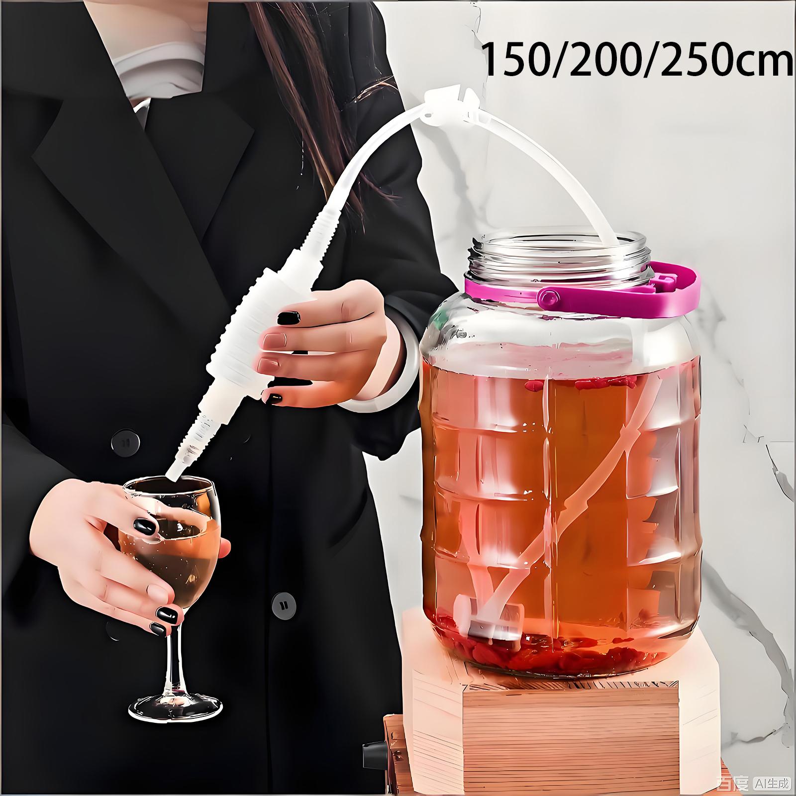 Wine Beer Making Supplies - Kompakter Brau-Siphon-Pumpenschlauch, vielseitiges Zubehör für die