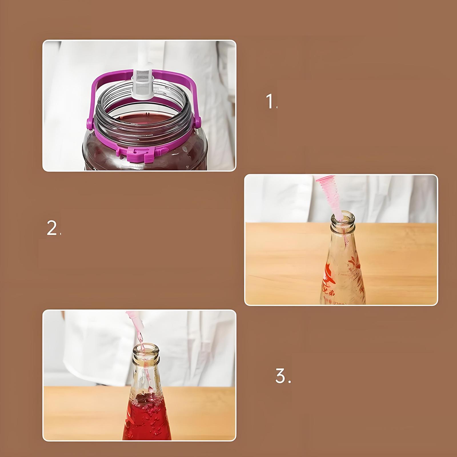 Wine Beer Making Supplies - Weinpumpe Flüssigkeitstransfer-Bier-Siphon-Filter, Weinherstellungszubehör, Heim-Siphon-Schlauch