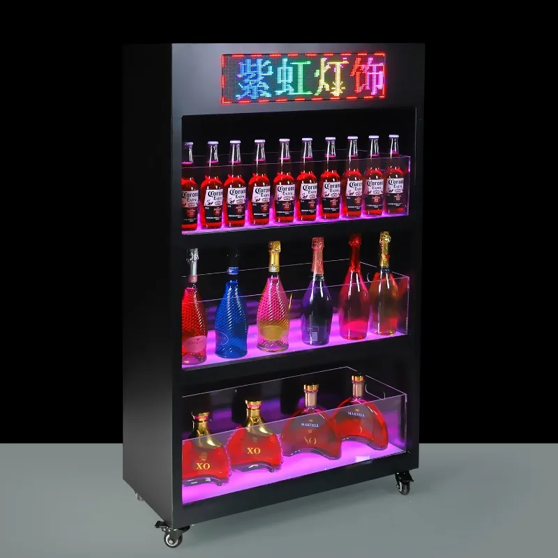 Wine Beer Type - Bar-LED-Display, leuchtender Weinschrank, zweistöckiger und dreistöckiger