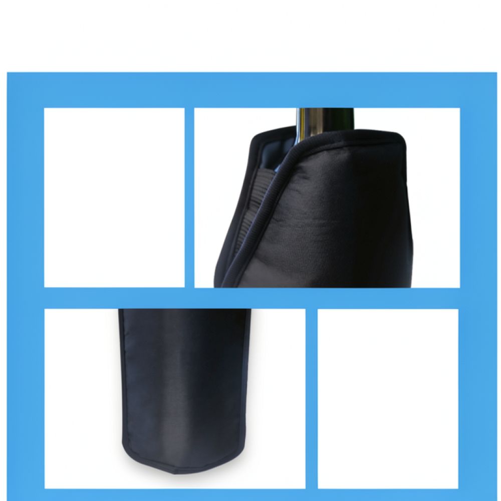 Wine Chiller Sleeve - Wiederverwendbare Gel-Eis-Weinflaschenhülle, tragbarer Flaschenkühler für Picknick,