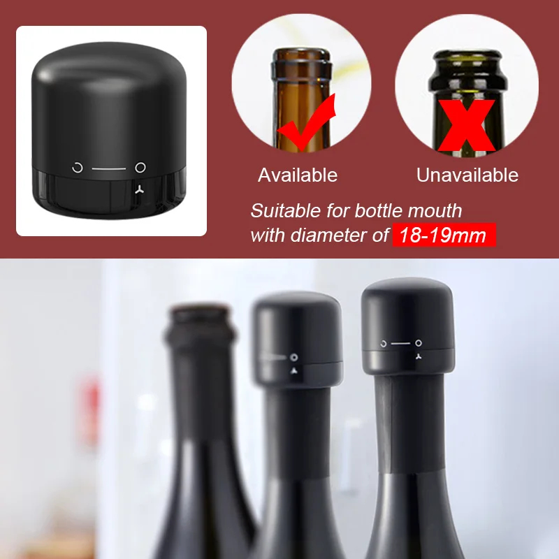 1–5 Stück vakuumversiegelte We – Wine Stopper Vacuum Bewertung und Preis
