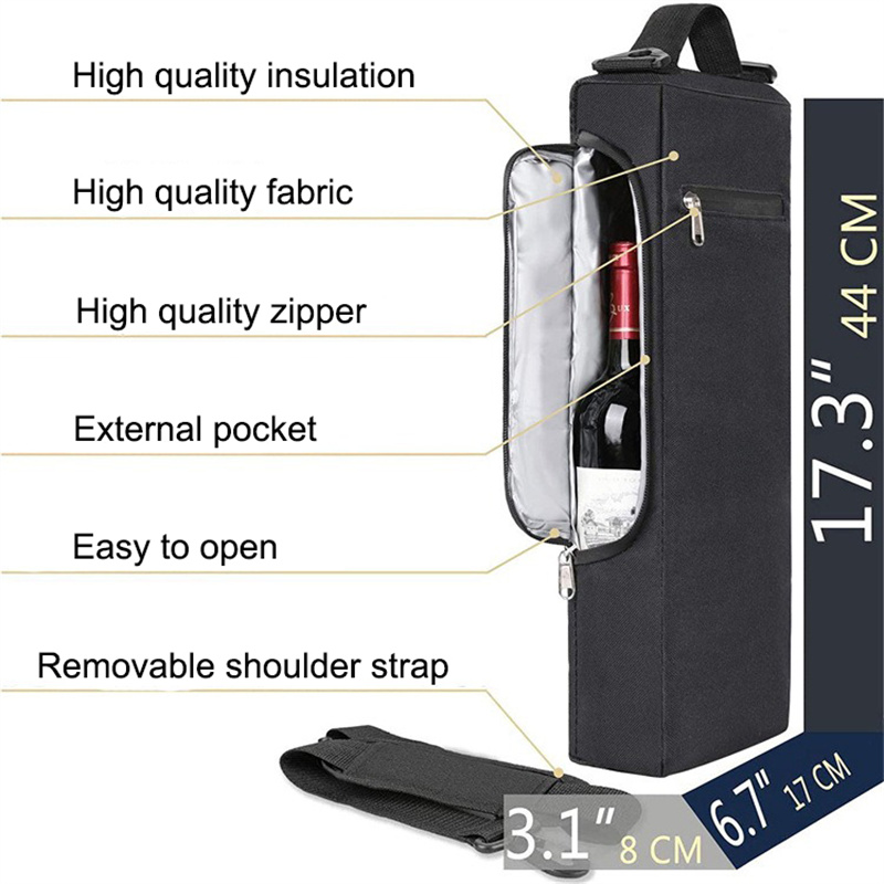 Schwarze Golf-Kühltasche für W – Wine Beer Type Bewertung und Preis