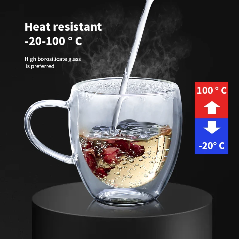 Transparente Glas Kaffee Tasse – Wine Vodka Beer Bewertung und Preis