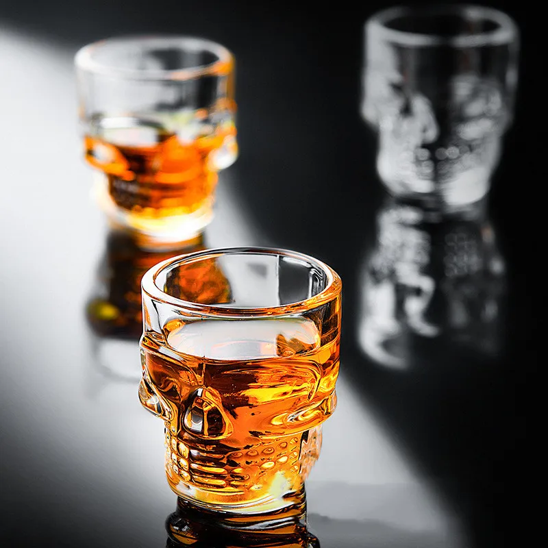 1/2Pcs Schädel Kopf Schnaps Gl – Wine Vodka Beer Bewertung und Preis