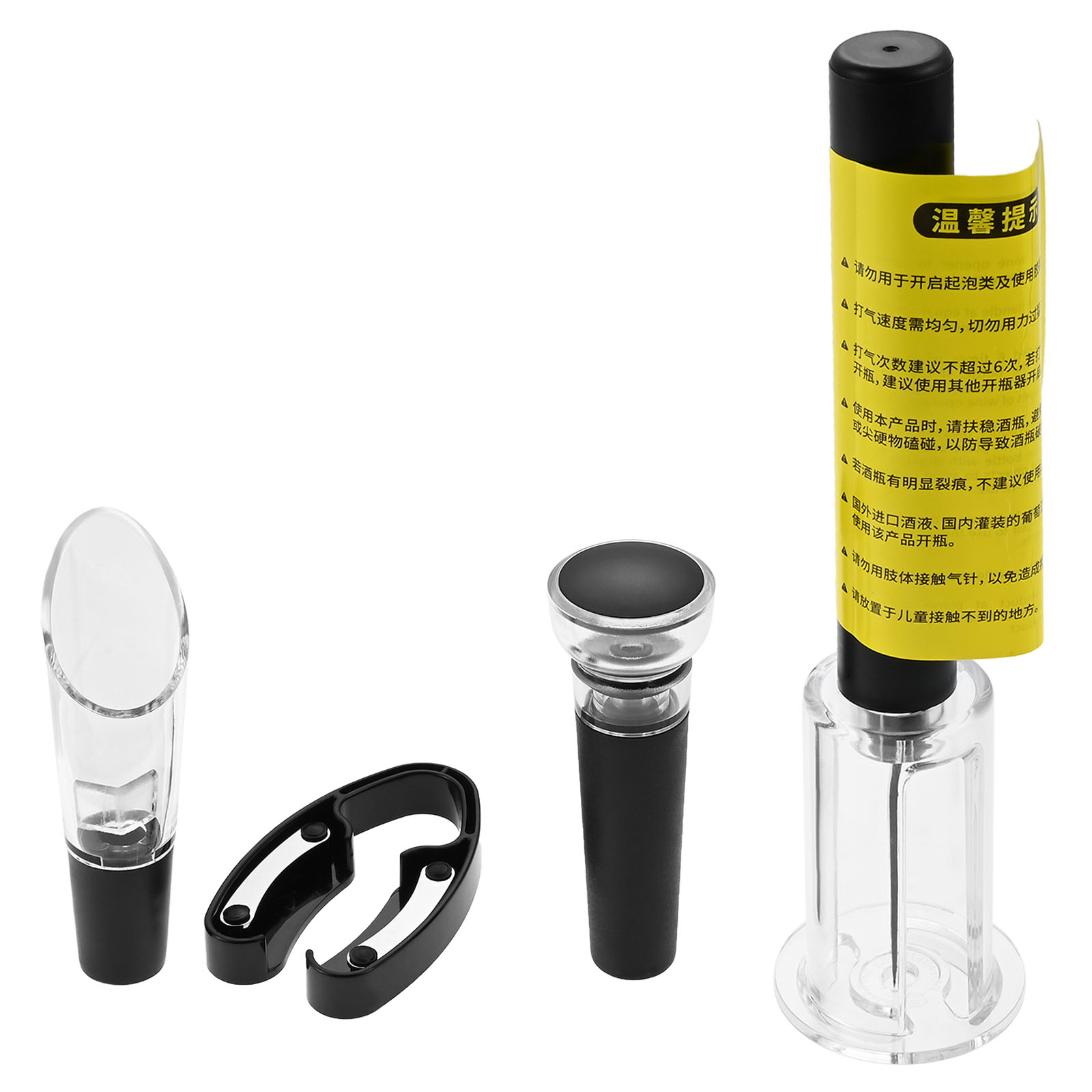 4-teiliges tragbares Luftdruck – Wine Stopper Vacuum Bewertung und Preis