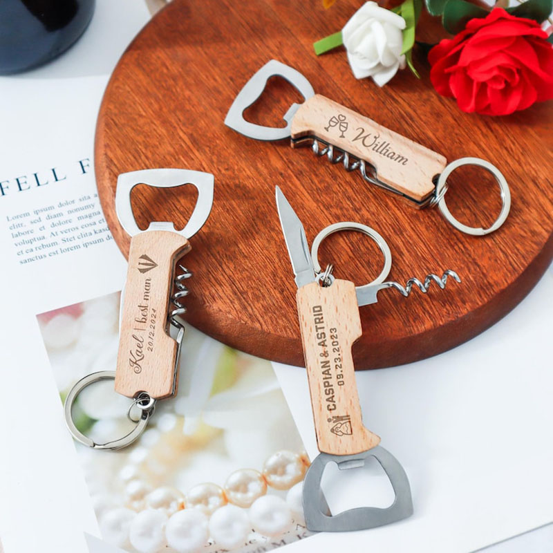 Individuell gravierter Logo-Fl – Wine Beer Opener Bewertung und Preis