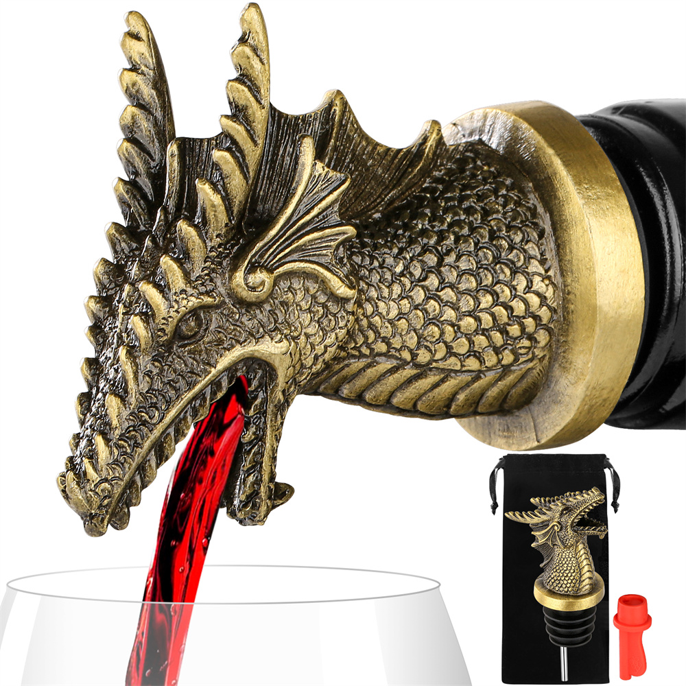 Drachen-Dekor Weinflaschenvers – Wine Stopper Vacuum Bewertung und Preis