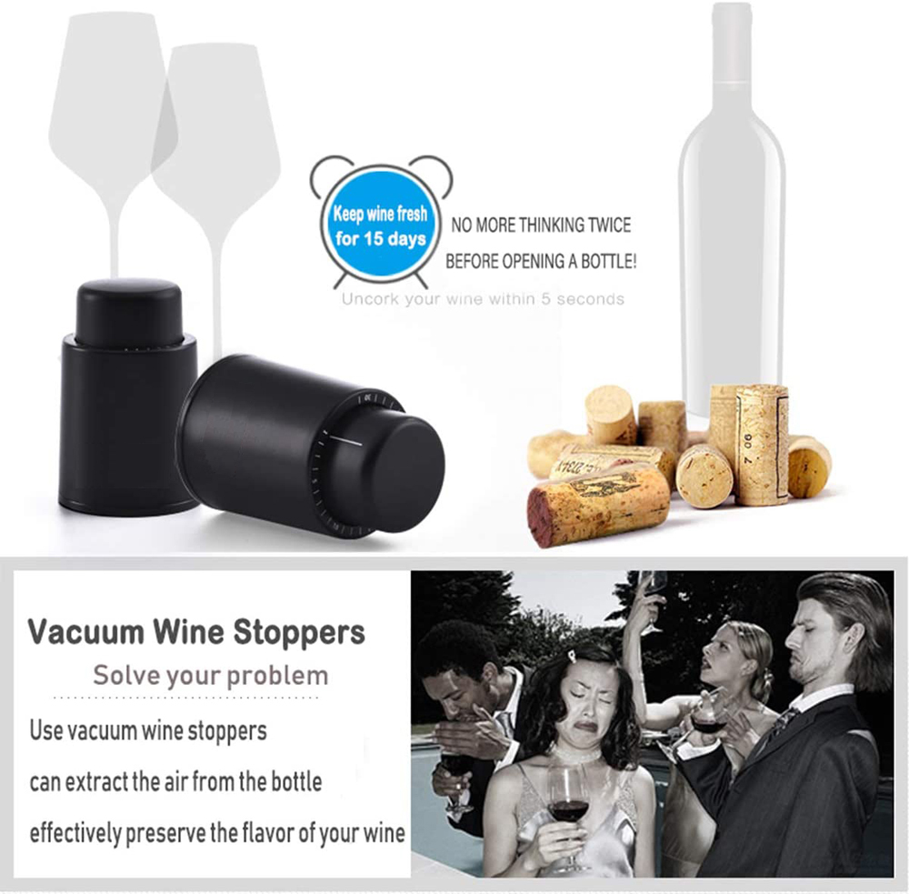Vakuum Wein Flasche Stopper Ve – Wine Stopper Vacuum Bewertung und Preis