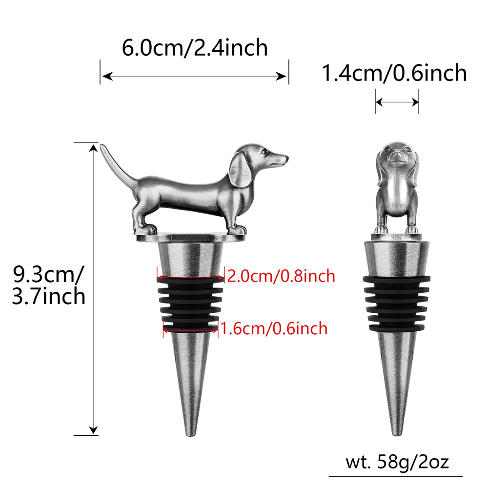Weinflaschenverschluss Dackel- – Wine Stopper Vacuum Bewertung und Preis