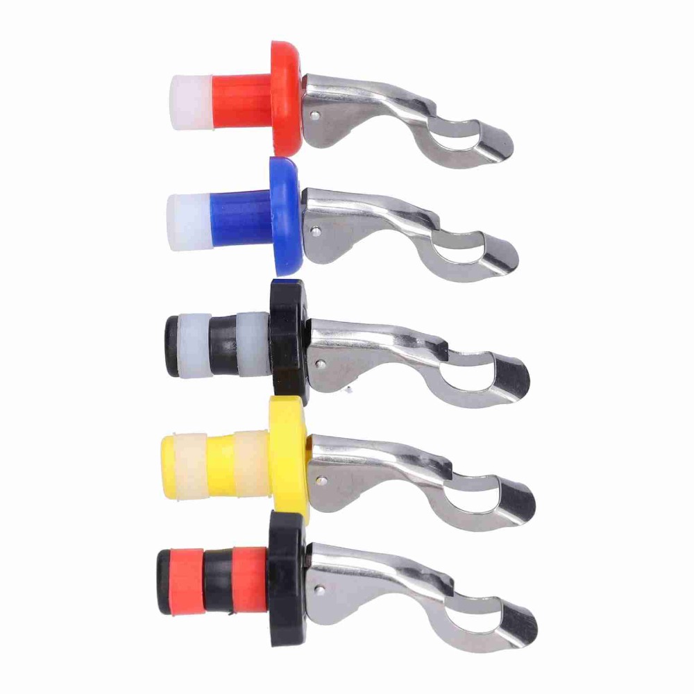 5 Stück Silikon-Weinflaschenve – Wine Stopper Vacuum Bewertung und Preis