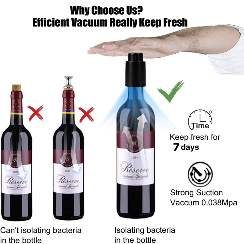 LMETJMA Weinflaschenverschlüss – Wine Stopper Vacuum Bewertung und Preis