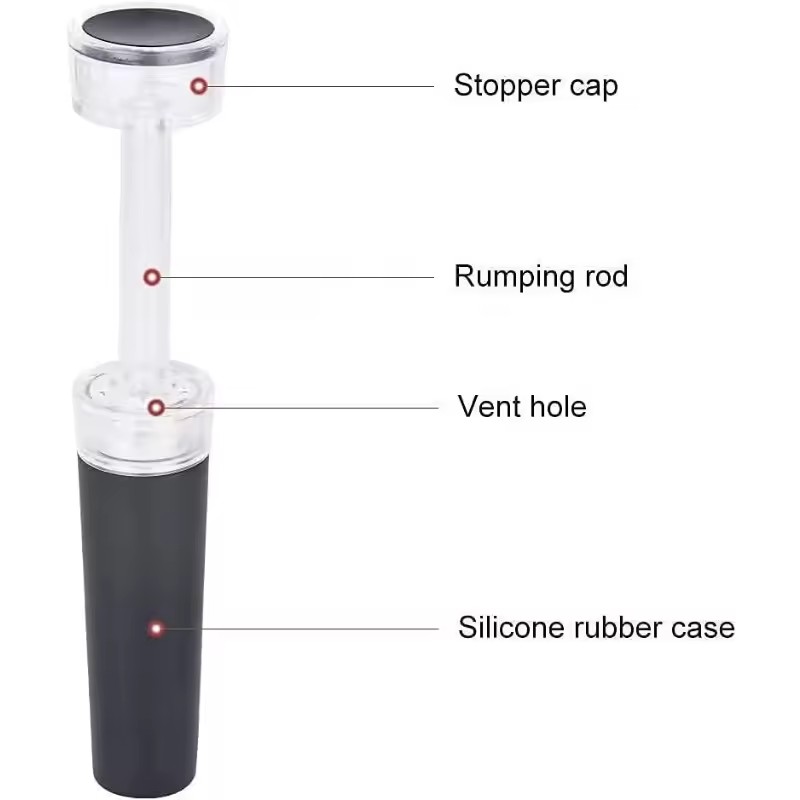 Vakuum-Weinstopfen, Wiederverw – Wine Stopper Vacuum Bewertung und Preis